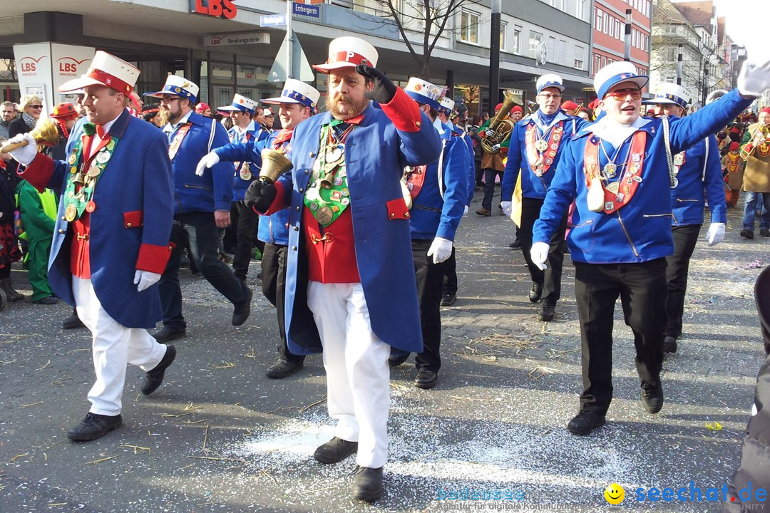 Fasnetsumzug mit Poppele Zunft: Singen am Bodensee, 14.02.2015