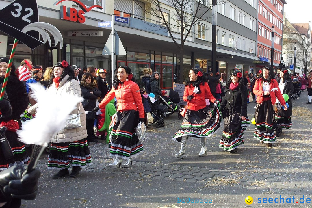 Fasnetsumzug mit Poppele Zunft: Singen am Bodensee, 14.02.2015