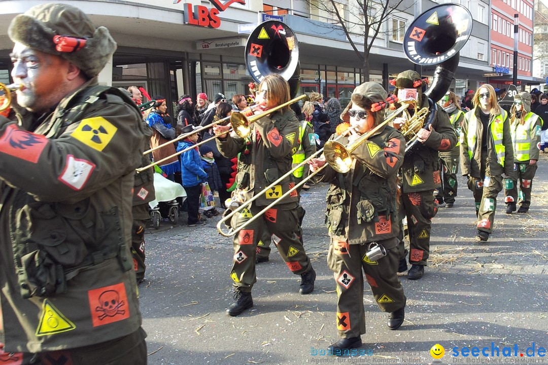 Fasnetsumzug mit Poppele Zunft: Singen am Bodensee, 14.02.2015