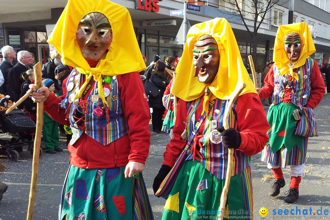 Fasnetsumzug mit Poppele Zunft: Singen am Bodensee, 14.02.2015