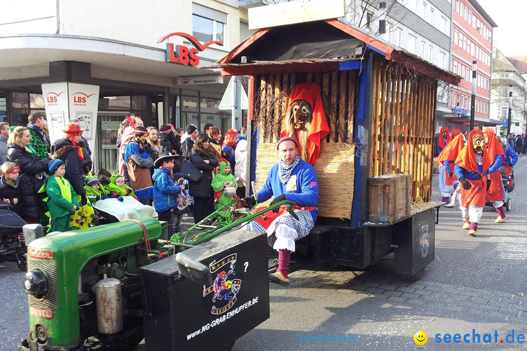 Fasnetsumzug mit Poppele Zunft: Singen am Bodensee, 14.02.2015