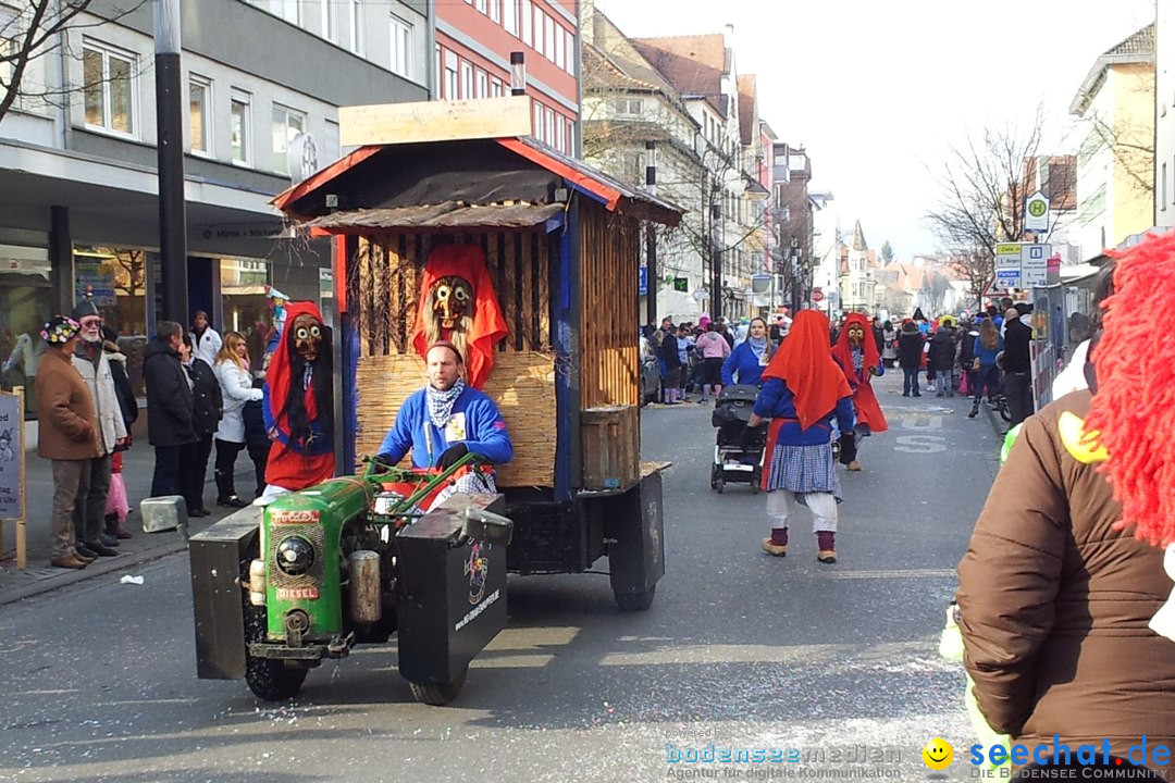 Fasnetsumzug mit Poppele Zunft: Singen am Bodensee, 14.02.2015