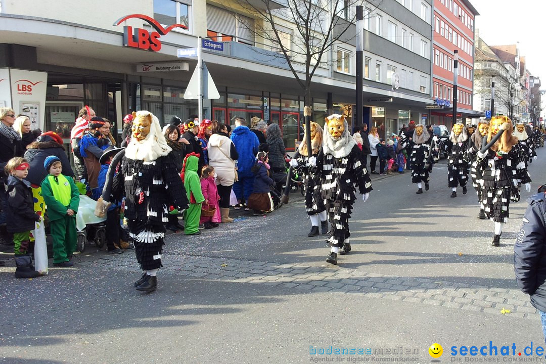 Fasnetsumzug mit Poppele Zunft: Singen am Bodensee, 14.02.2015