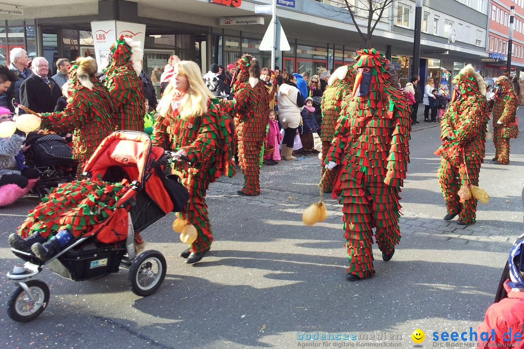 Fasnetsumzug mit Poppele Zunft: Singen am Bodensee, 14.02.2015