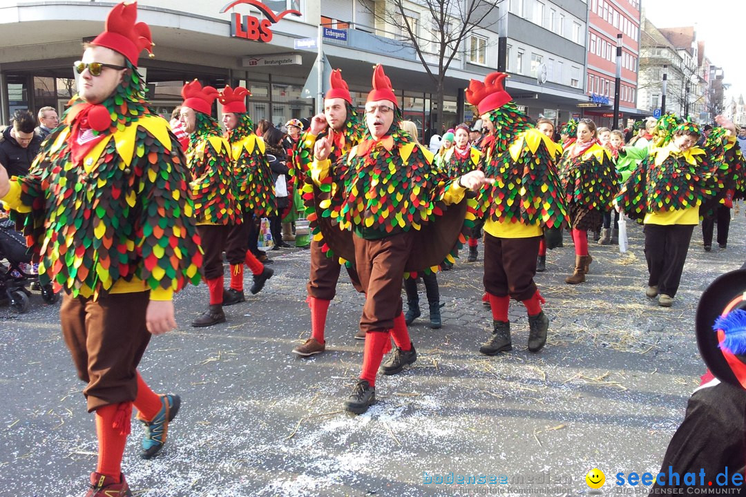 Fasnetsumzug mit Poppele Zunft: Singen am Bodensee, 14.02.2015