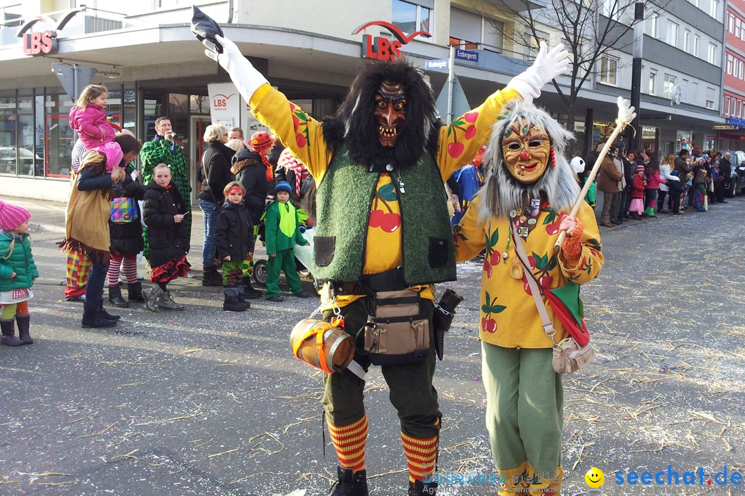 Fasnetsumzug mit Poppele Zunft: Singen am Bodensee, 14.02.2015