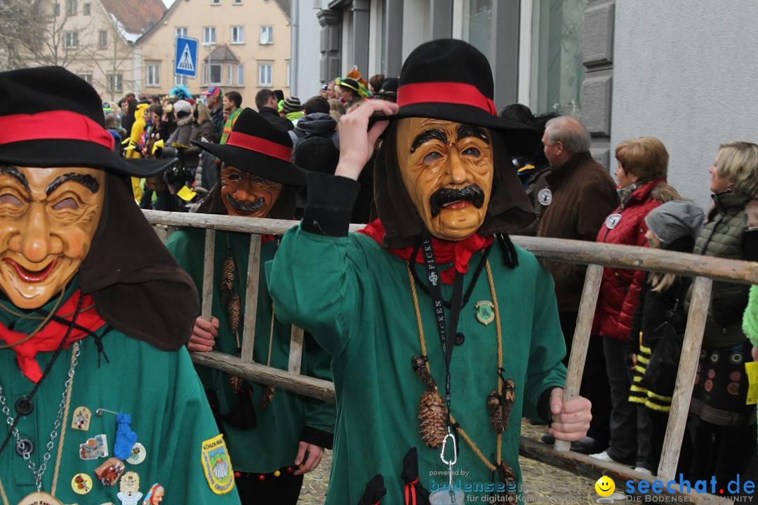 Rosenmontags-Umzug: Messkirch am Bodensee, 16.02.2015