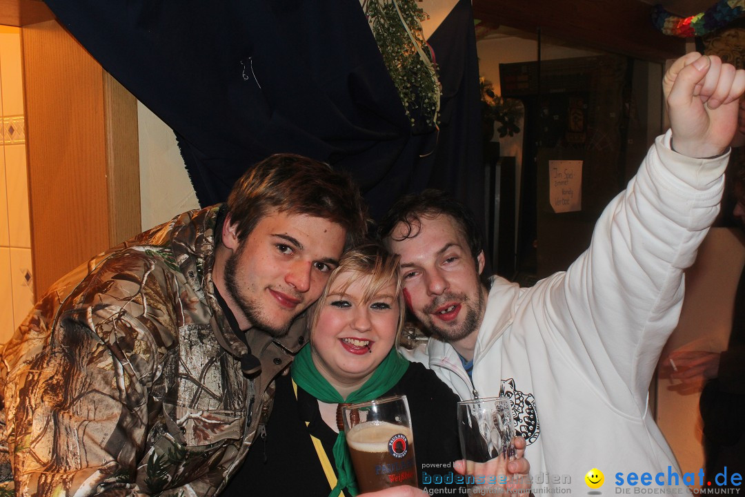 Rosenmontags Fasnetsparty mit den YETIS: Messkirch am Bodensee, 16.02.2015