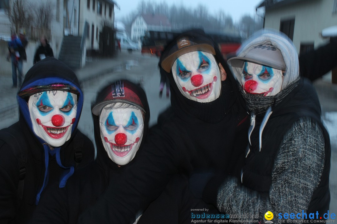 Rosenmontags Fasnetsparty mit den YETIS: Messkirch am Bodensee, 16.02.2015