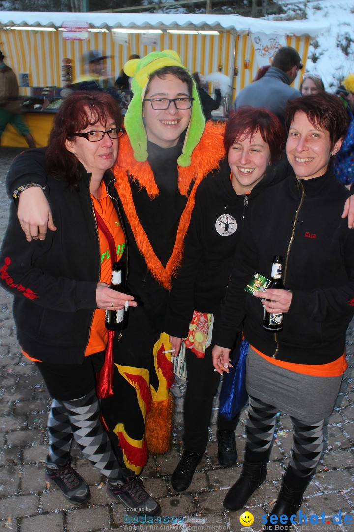 Rosenmontags Fasnetsparty mit den YETIS: Messkirch am Bodensee, 16.02.2015