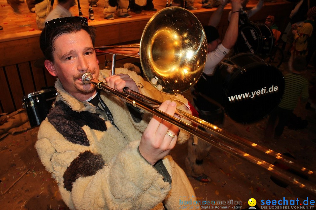 Rosenmontags Fasnetsparty mit den YETIS: Messkirch am Bodensee, 16.02.2015