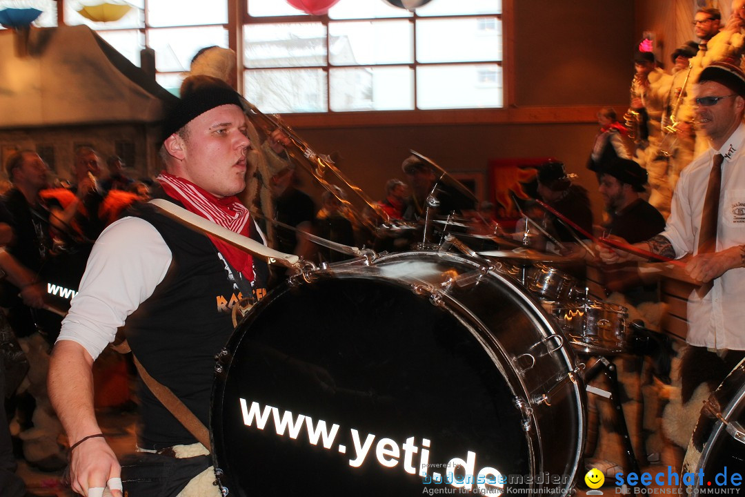 Rosenmontags Fasnetsparty mit den YETIS: Messkirch am Bodensee, 16.02.2015