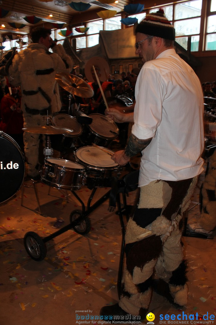 Rosenmontags Fasnetsparty mit den YETIS: Messkirch am Bodensee, 16.02.2015