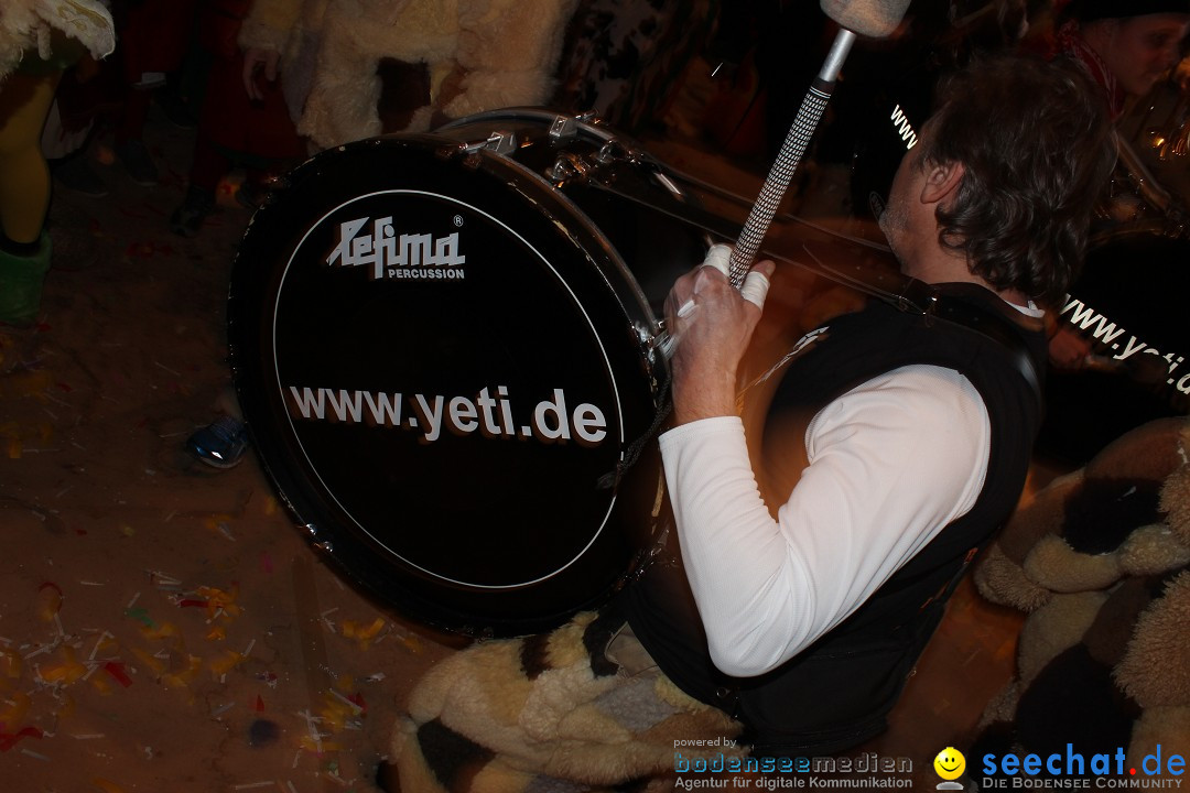 Rosenmontags Fasnetsparty mit den YETIS: Messkirch am Bodensee, 16.02.2015