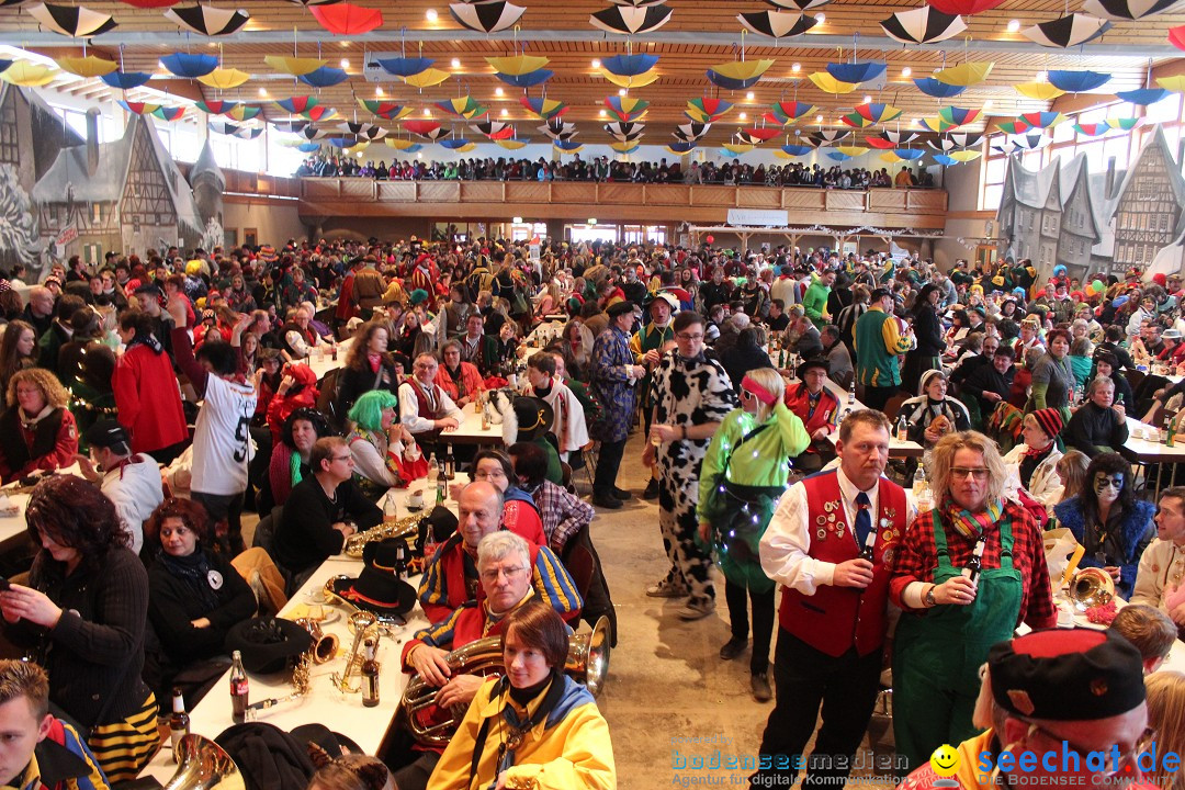 Rosenmontags Fasnetsparty mit den YETIS: Messkirch am Bodensee, 16.02.2015