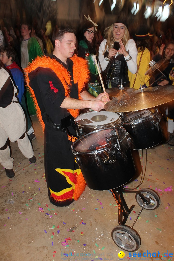 Rosenmontags Fasnetsparty mit den YETIS: Messkirch am Bodensee, 16.02.2015