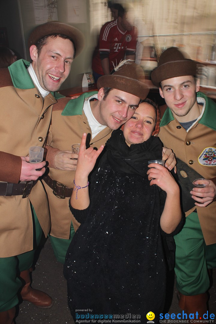 Rosenmontags Fasnetsparty mit den YETIS: Messkirch am Bodensee, 16.02.2015