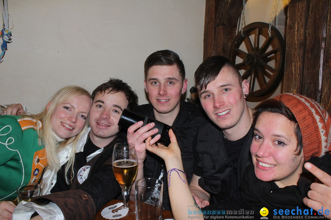 Rosenmontags Fasnetsparty mit den YETIS: Messkirch am Bodensee, 16.02.2015