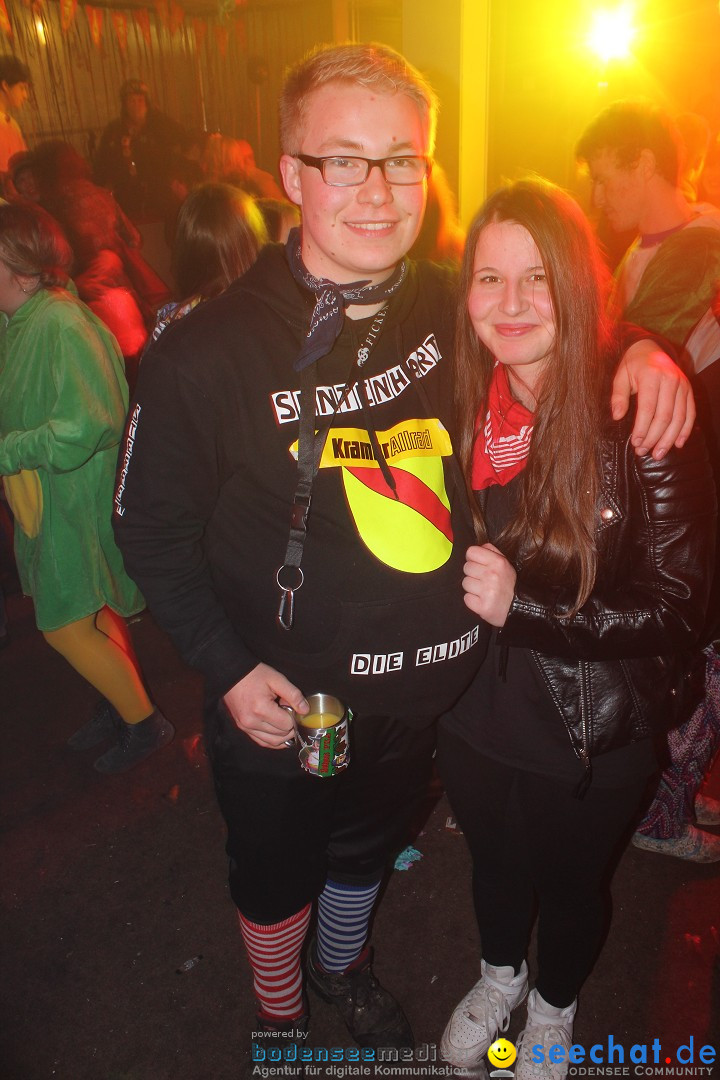 Rosenmontags Fasnetsparty mit den YETIS: Messkirch am Bodensee, 16.02.2015