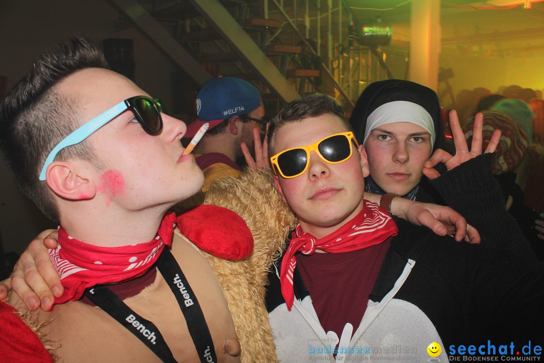 Rosenmontags Fasnetsparty mit den YETIS: Messkirch am Bodensee, 16.02.2015