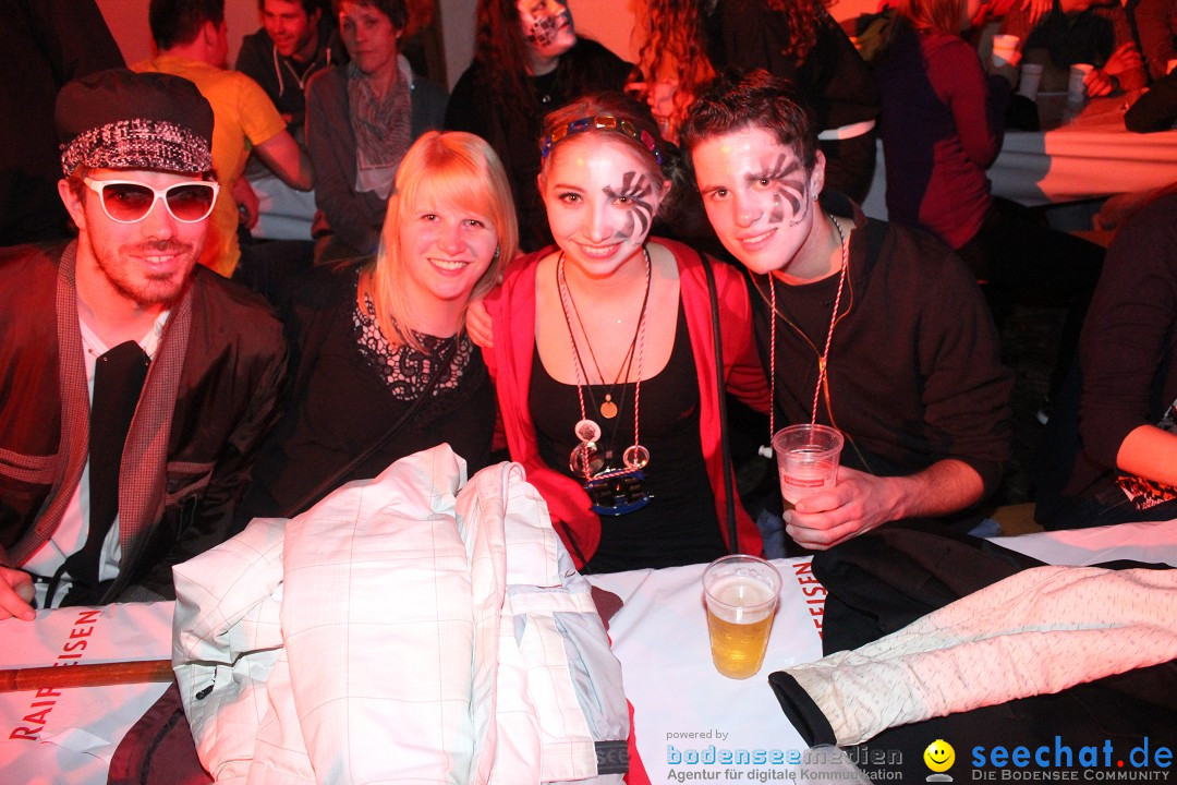 Guggenparty: Herisau in der Schweiz, 21.02.2015