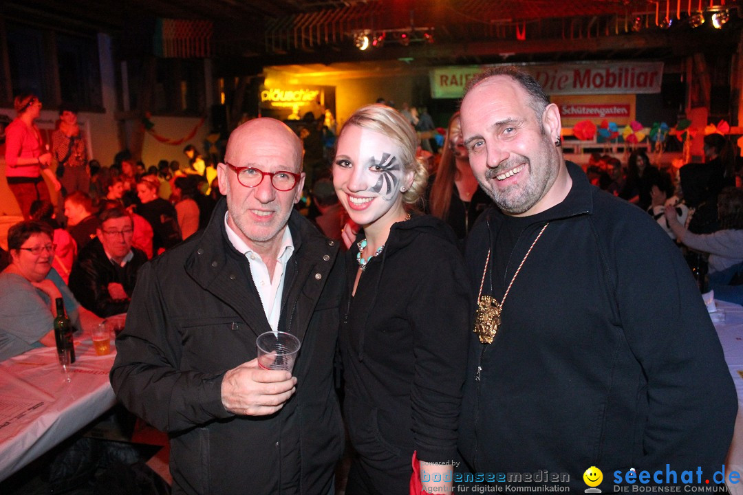 Guggenparty: Herisau in der Schweiz, 21.02.2015