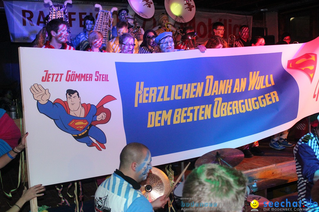 Guggenparty: Herisau in der Schweiz, 21.02.2015