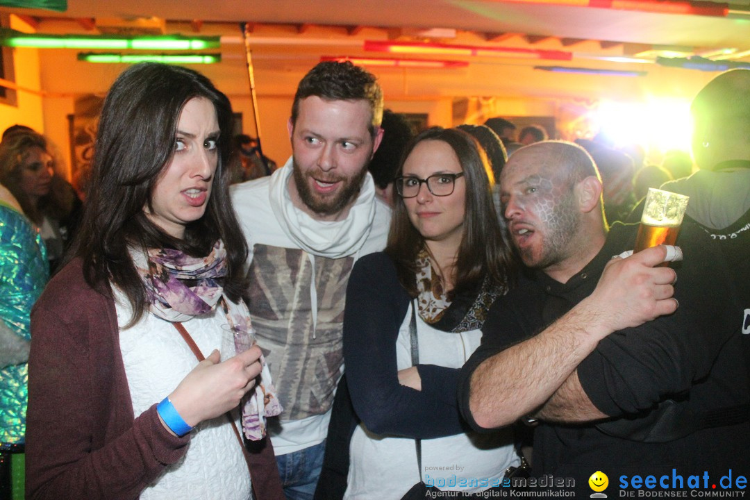 Guggenparty: Herisau in der Schweiz, 21.02.2015