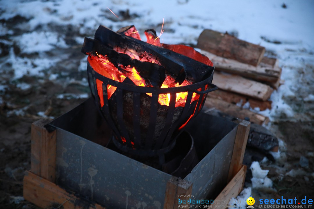 Funkenfeuer Fasnet - Ursaul bei Stockach am Bodensee, 22.02.2015