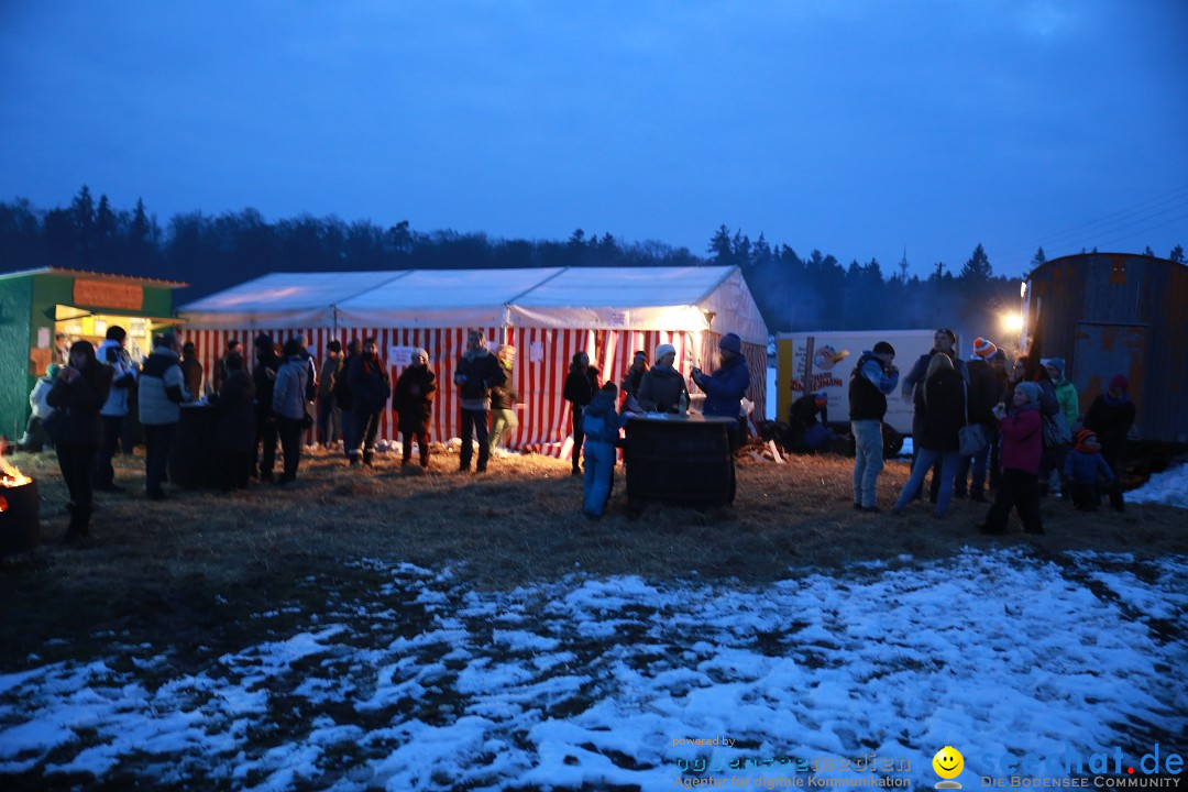 Funkenfeuer Fasnet - Ursaul bei Stockach am Bodensee, 22.02.2015