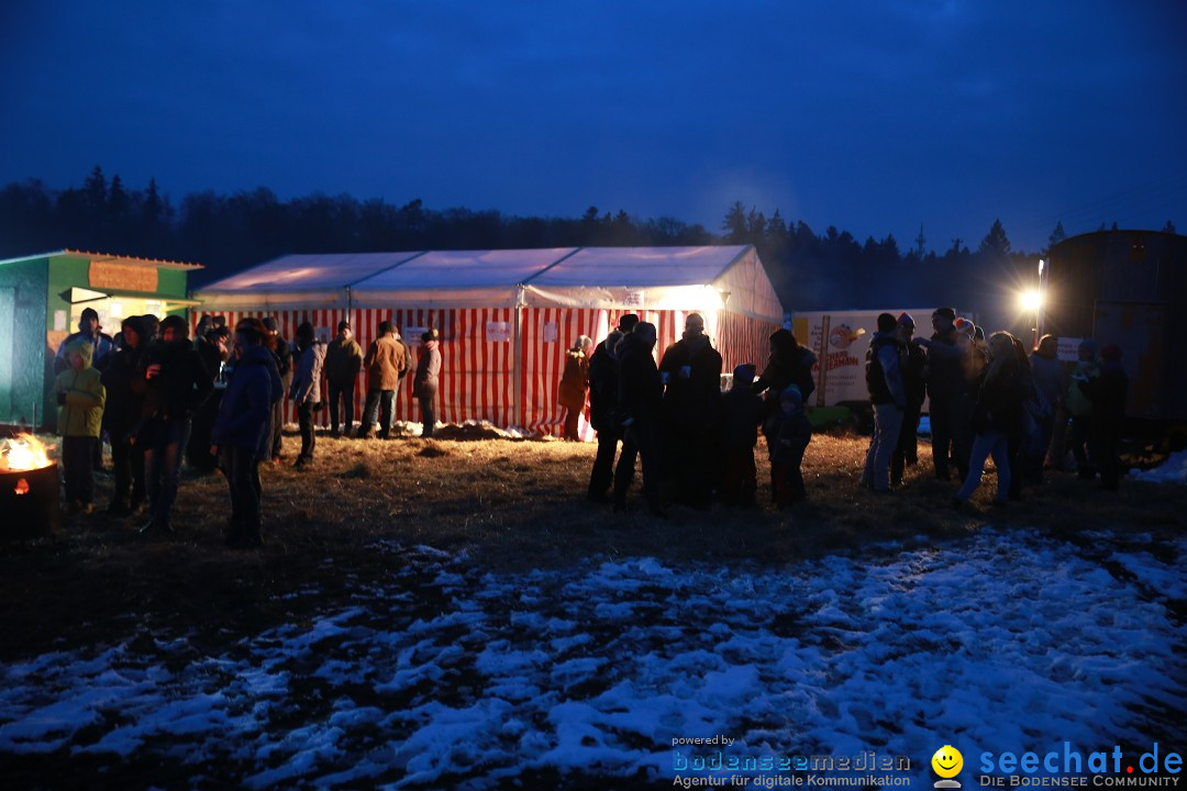 Funkenfeuer Fasnet - Ursaul bei Stockach am Bodensee, 22.02.2015