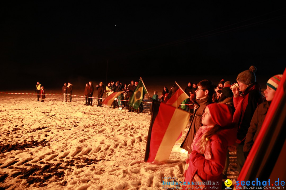 Funkenfeuer Fasnet - Ursaul bei Stockach am Bodensee, 22.02.2015