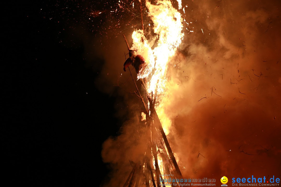 Funkenfeuer Fasnet - Ursaul bei Stockach am Bodensee, 22.02.2015