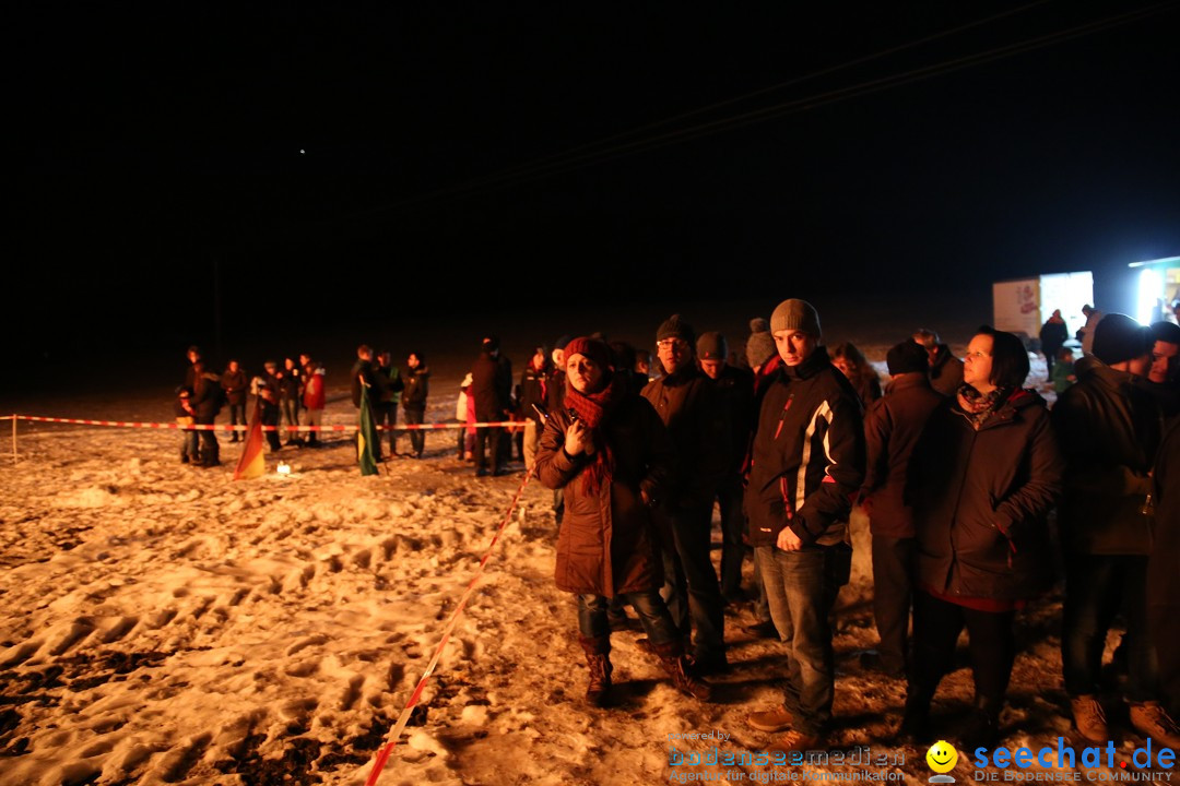 Funkenfeuer Fasnet - Ursaul bei Stockach am Bodensee, 22.02.2015