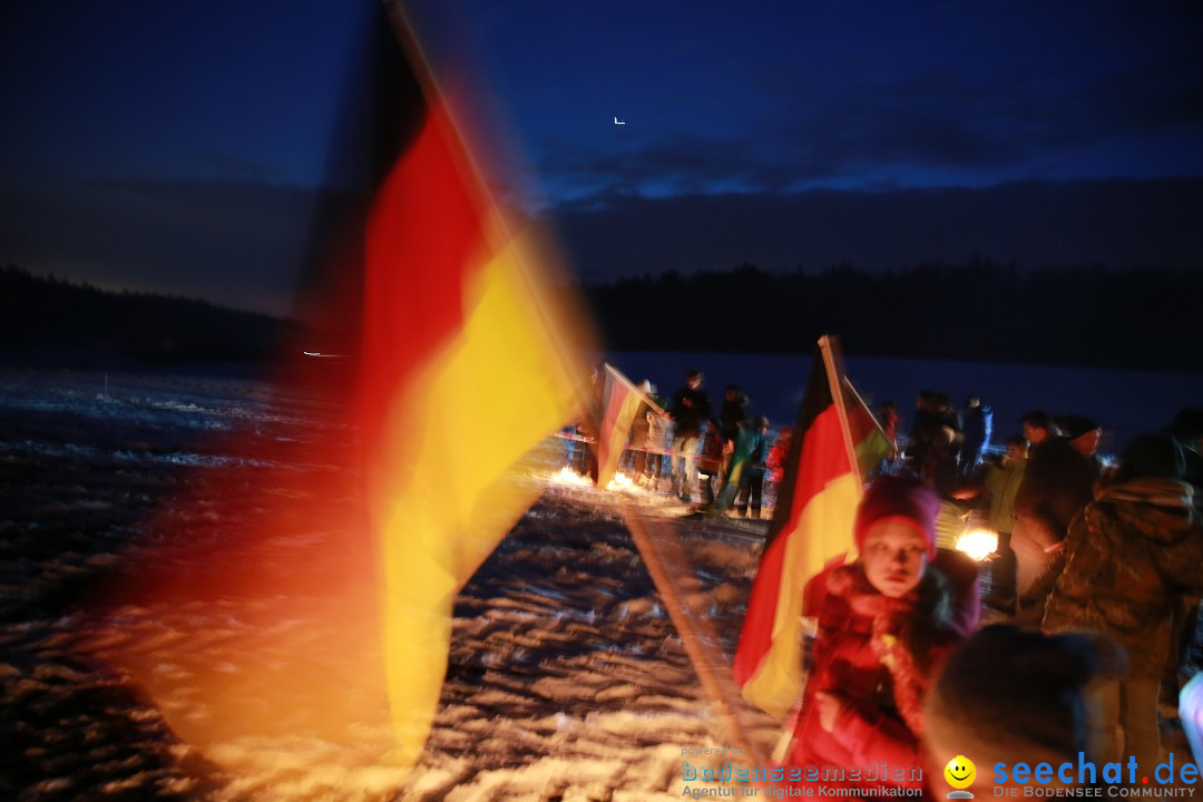 Funkenfeuer Fasnet - Ursaul bei Stockach am Bodensee, 22.02.2015