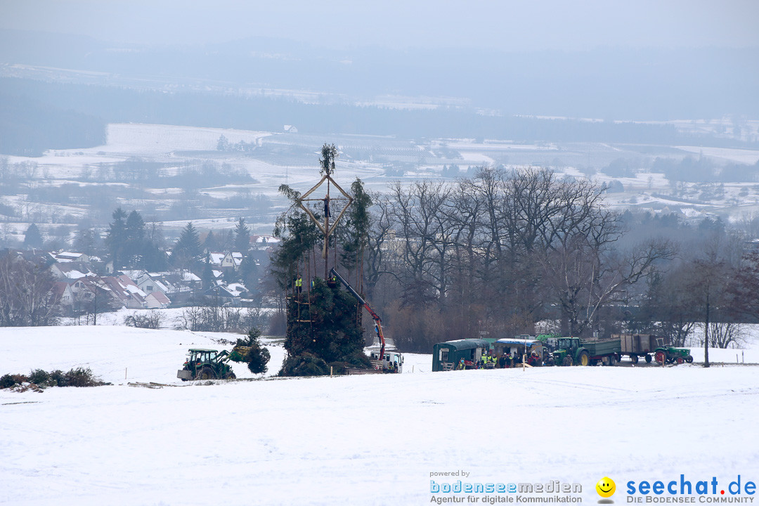 Funkenfeuer in Ittendorf bei Markdorf am Bodensee, 22.02.2015