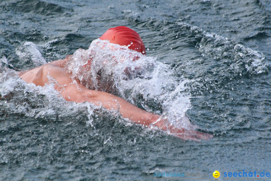 Ice Mile - Extremschwimmer Hamza Bakircioglu: See in Sonthofen, 28.02.2015