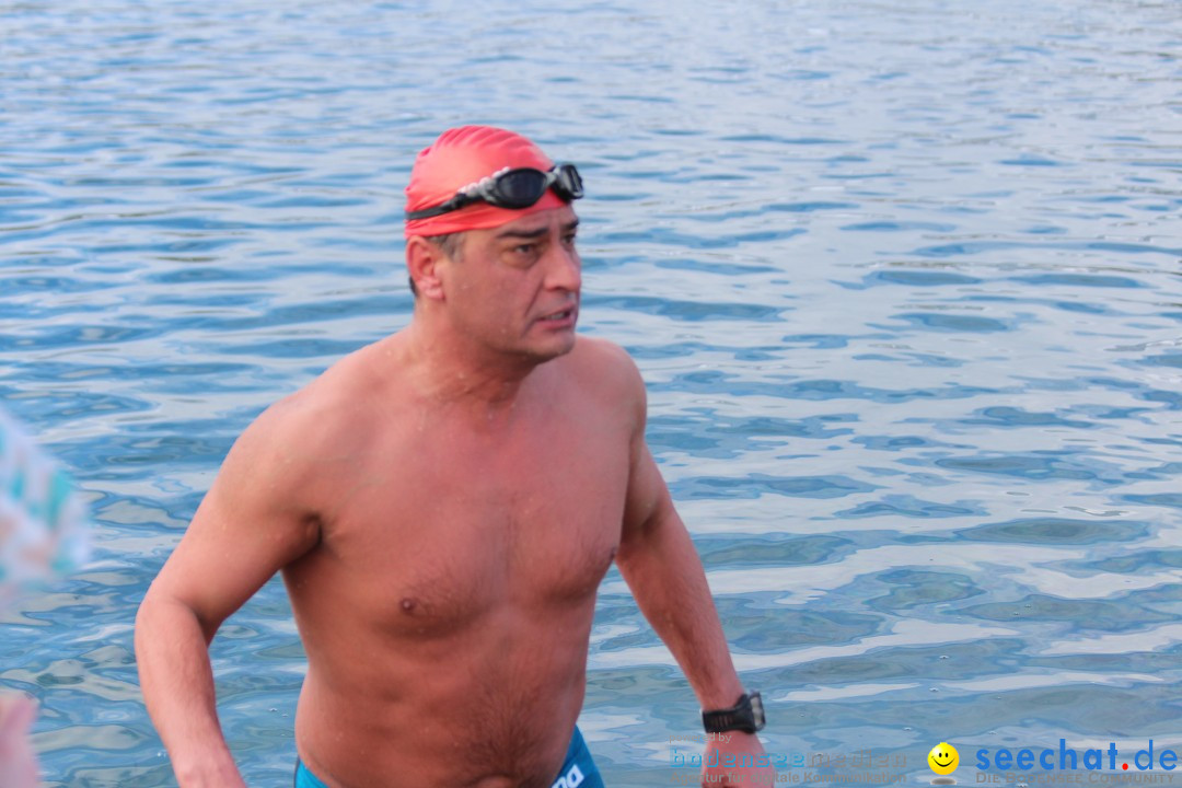 Ice Mile - Extremschwimmer Hamza Bakircioglu: See in Sonthofen, 28.02.2015