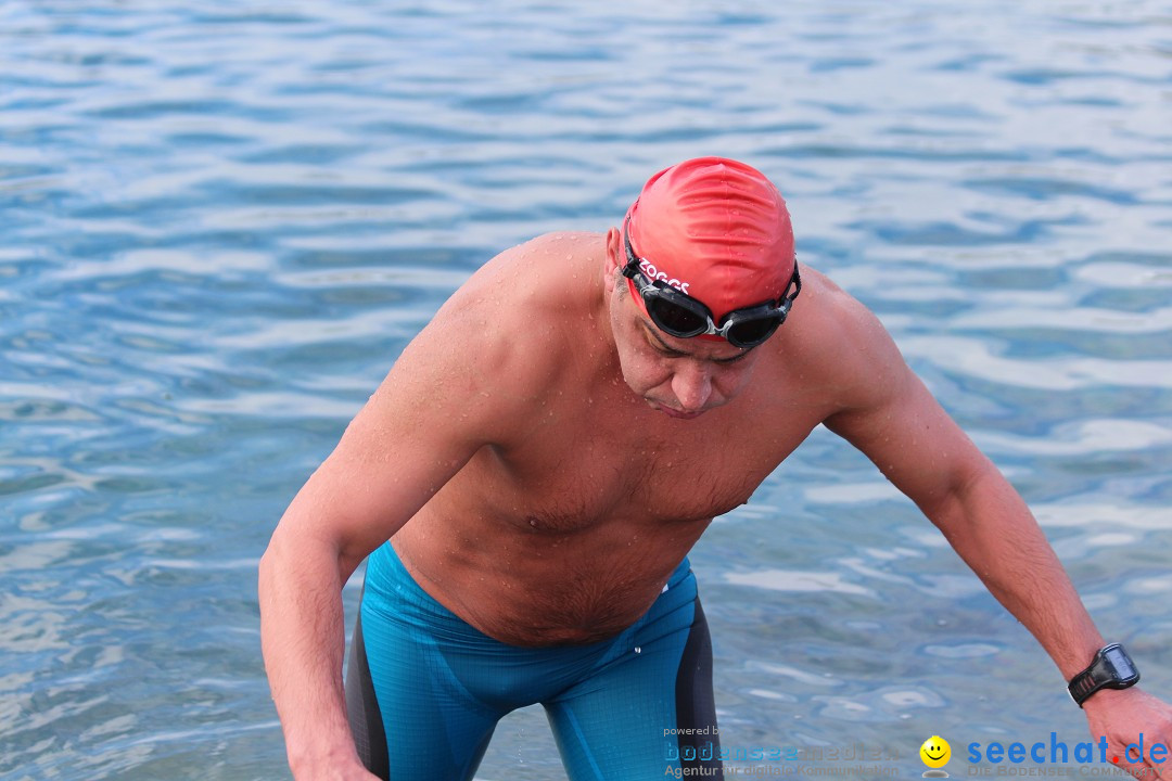 Ice Mile - Extremschwimmer Hamza Bakircioglu: See in Sonthofen, 28.02.2015