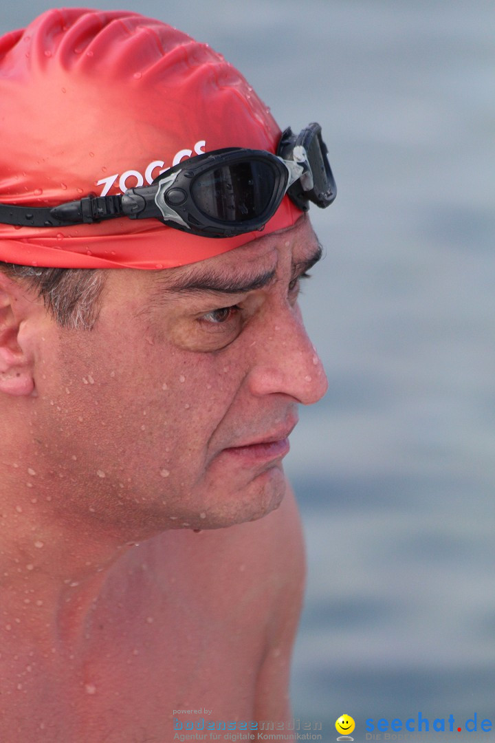 Ice Mile - Extremschwimmer Hamza Bakircioglu: See in Sonthofen, 28.02.2015