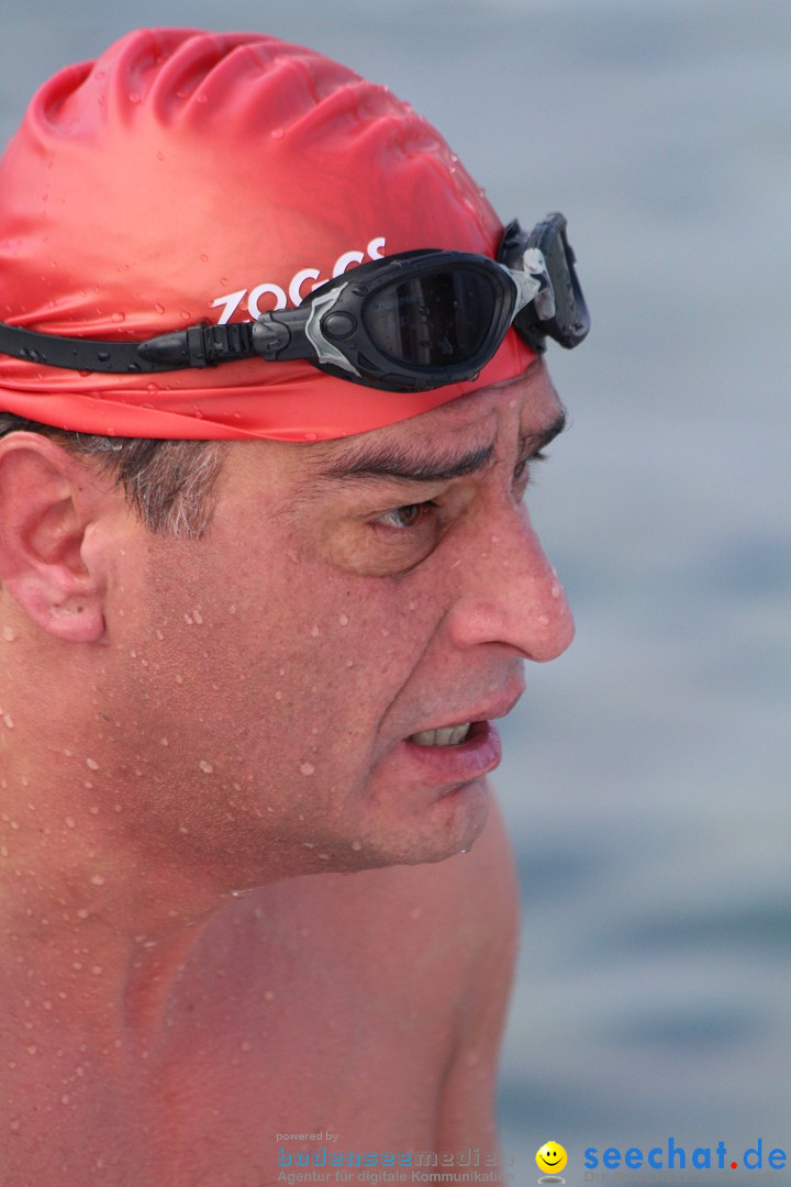 Ice Mile - Extremschwimmer Hamza Bakircioglu: See in Sonthofen, 28.02.2015