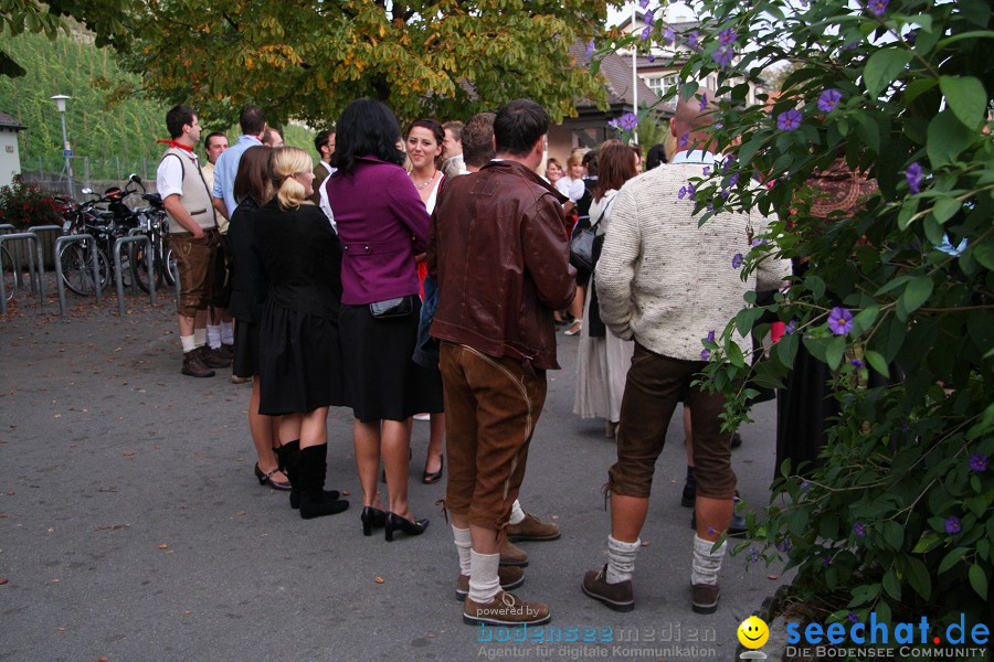 Wiesn-Boot 2.10.2009 in Meersburg am Bodensee