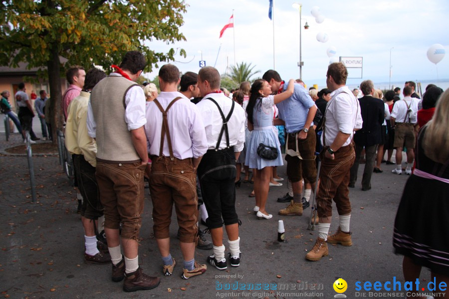 Wiesn-Boot 2.10.2009 in Meersburg am Bodensee