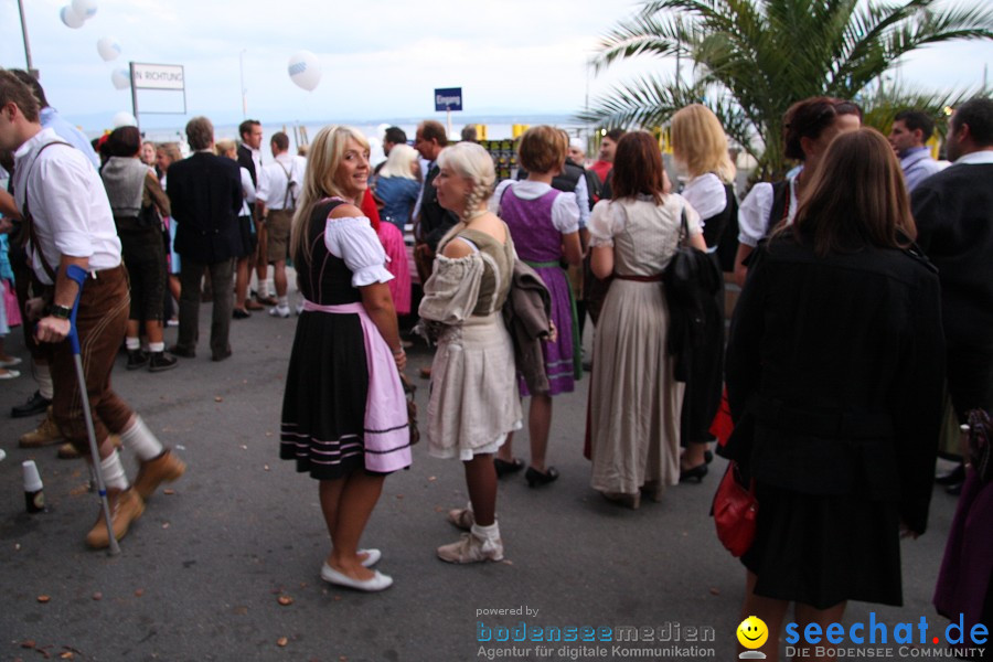 Wiesn-Boot 2.10.2009 in Meersburg am Bodensee