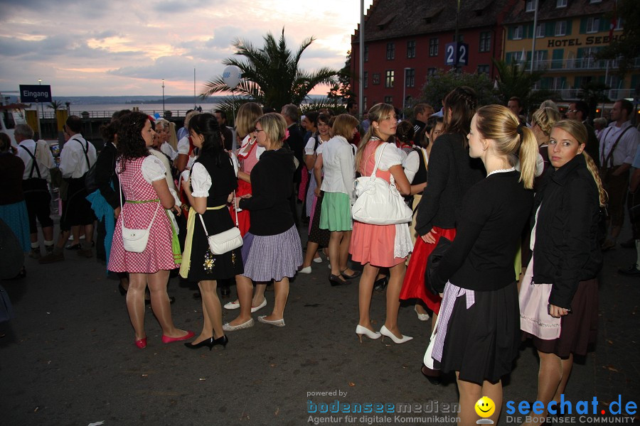 Wiesn-Boot 2.10.2009 in Meersburg am Bodensee