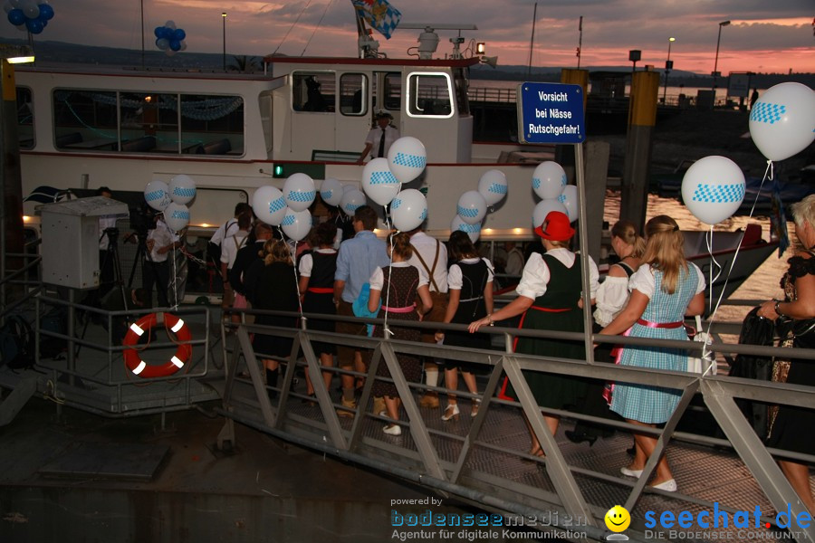 Wiesn-Boot 2.10.2009 in Meersburg am Bodensee