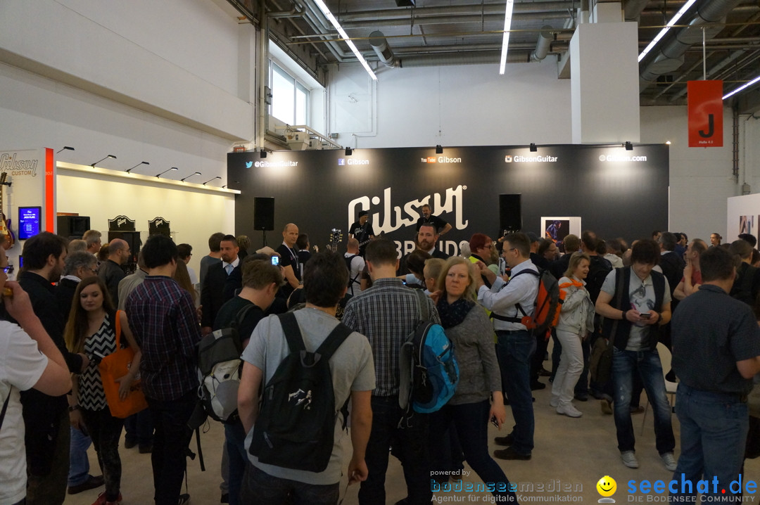 Internationale Musikmesse: Frankfurt am Main, 16.04.2015