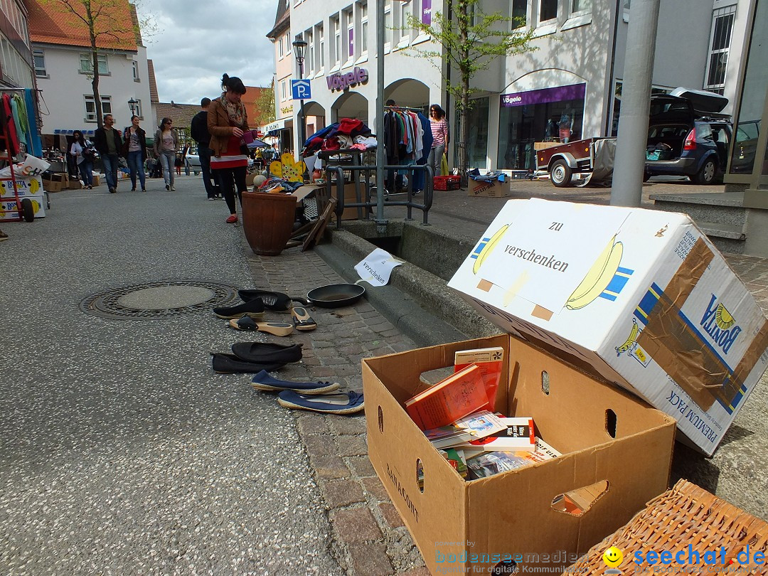 Flohmarkt in Bad-Saulgau am Bodensee, 08.05.2015