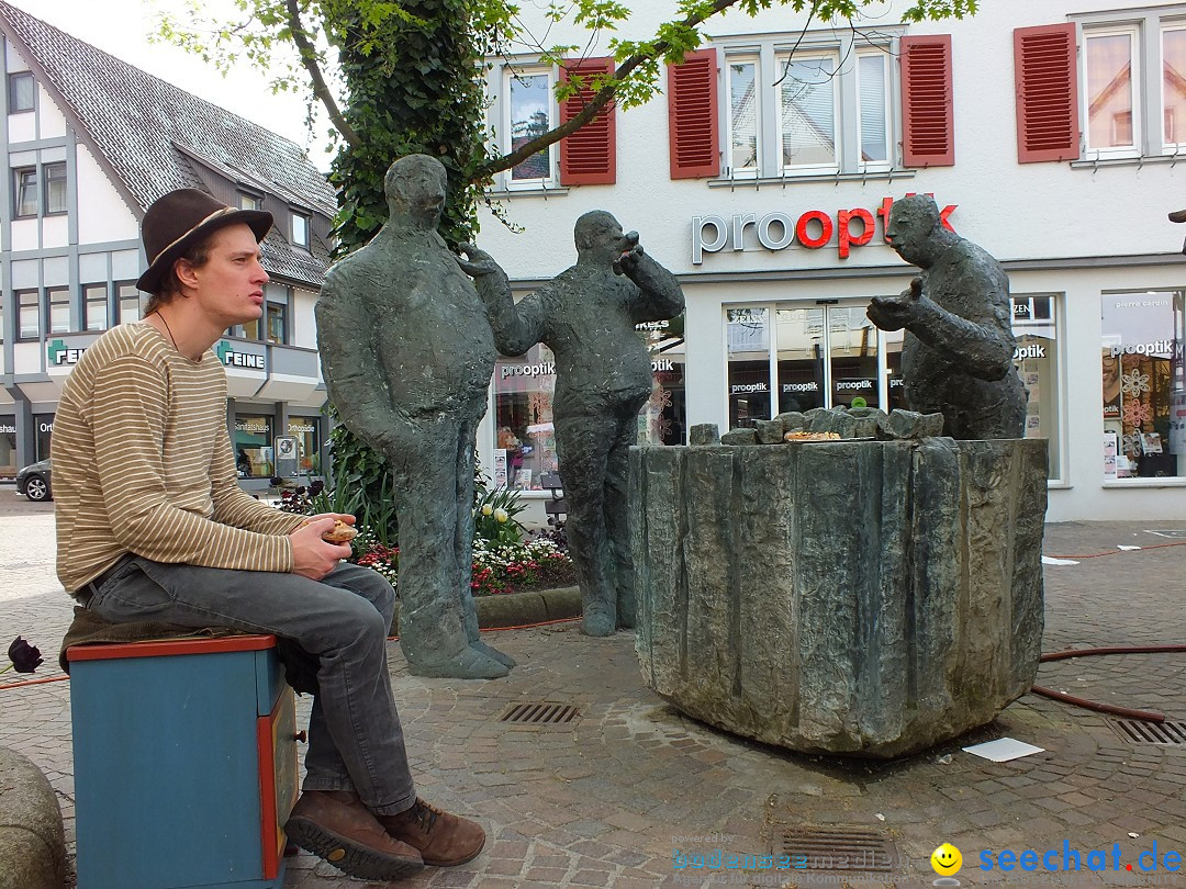 Flohmarkt in Bad-Saulgau am Bodensee, 08.05.2015