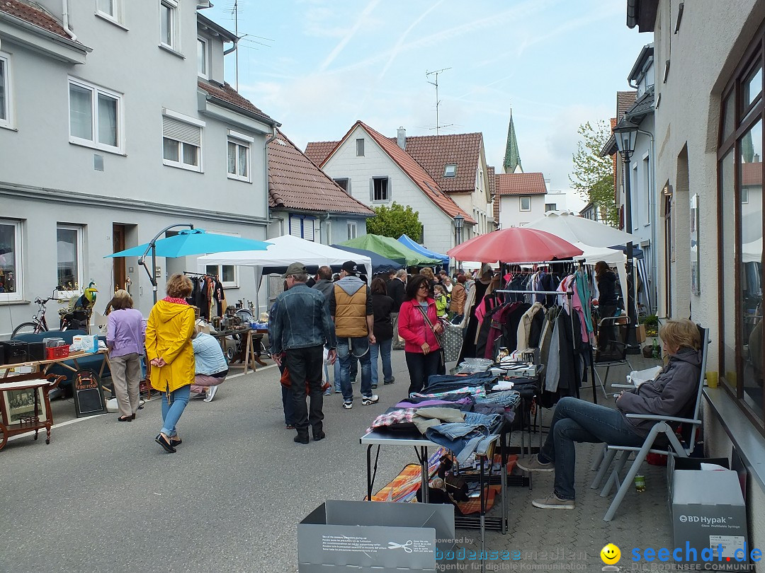 Flohmarkt in Bad-Saulgau am Bodensee, 08.05.2015